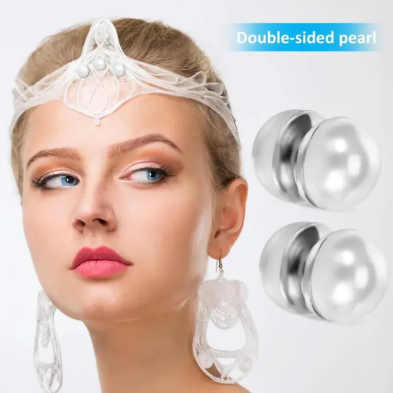 Magnet Hijab Perle – Broche Magnétique Mariage & Cérémonie