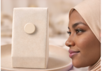 Aimant Hijab Magnétique – Fixation Sans Épingle (Pack de 2)