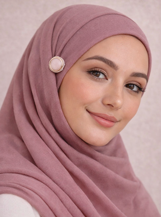 Broche Magnétique Hijab – Fixation en 3 Secondes Sans Épingle