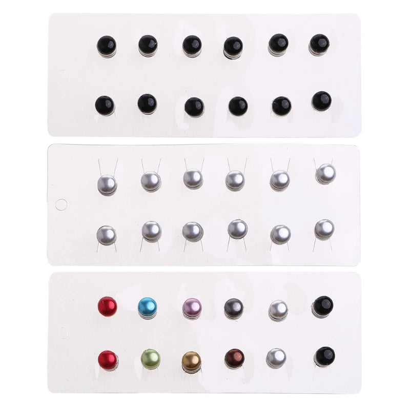 Broches Magnétiques Hijab Sans Trou – Lot de 12 Aimants