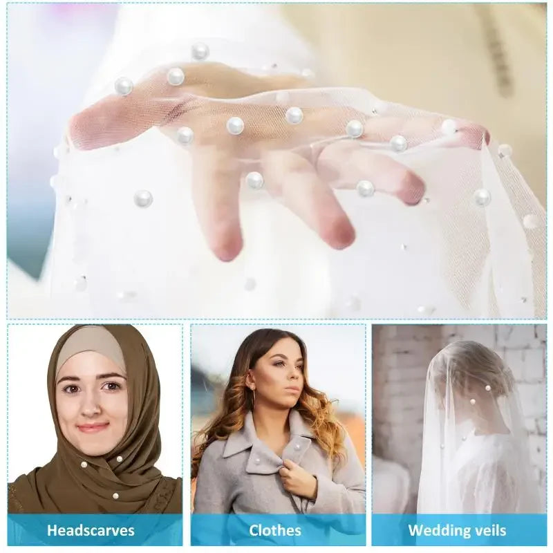 Magnet Hijab Perle – Broche Magnétique Mariage & Cérémonie