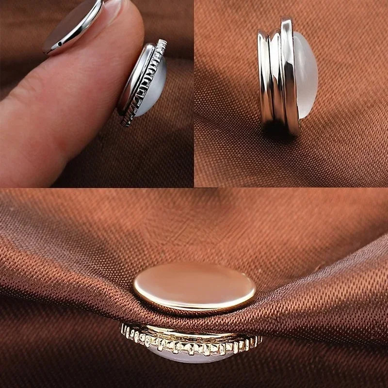 Aimant Hijab Invisible – Broche Magnétique Sans Épingle Ni Trou