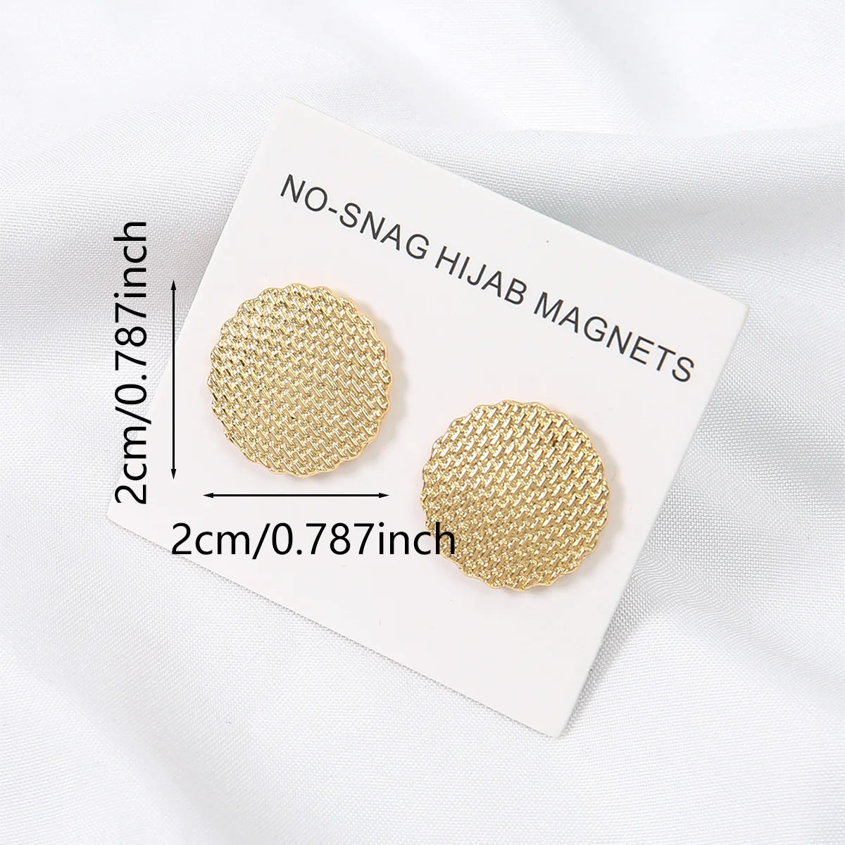 Magnet Hijab Élégant – Broche Magnétique Discrète (Pack de 2)