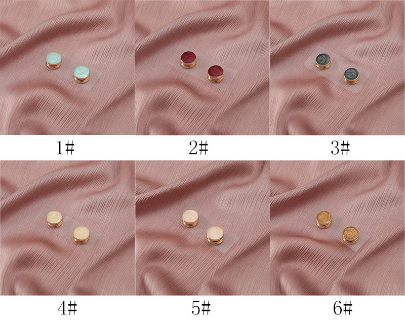 Magnet Hijab Élégant – Broche Magnétique Discrète (Pack de 2)